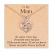 Lanqueen Grandma/Mom/Daughter/Granddaughter Necklace Generations Necklace Mothers Day Gifts for Grandma Birthday Gifts Nana Grandmother Infinity Heart Necklace-ver2.mother