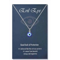 Lanqueen Evil Eye Pendant Necklace Chain Lucky Protection Jewelry Gift for Women Girls Daughter Mother Best Friends-LCA009-EVILEYE Necklace