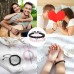 Lanqueen Couples Magnetic Mutual Attraction Bracelets Matte Agate Bracelet Vows of Eternal Love Charms Adjustable Jewelry Gifts Set for Lover Women Men Friend-LCA004-B&P-KQ