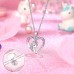 Lanqueen Unicorn Necklace/Hypoallergenic Earrings for Girls Lovely Gifts for Daughter Granddaughter Girls Birthday Party-LCA007-Crown DJS