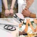 Lanqueen I Love You Magnetic Couples Bracelets Matching Attraction Couple Relationship Bracelet Jewelry Gifts for Women Men Boyfriend Girlfriend Him Her Best Friend BFF-LCA013-ILY 2 Black Magnet