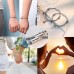 Lanqueen I Love You Magnetic Couples Bracelets Matching Attraction Couple Relationship Bracelet Jewelry Gifts for Women Men Boyfriend Girlfriend Him Her Best Friend BFF-LCA013-ILY 2 Gray Magnet