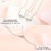 Lanqueen Best Friend Necklaces for 2 Forever Love Knot Infinity Friendship Necklace Jewelry Bridesmaid Birthday Gifts for 2 Teen Girls Women Best Friend Sisters-LCA023