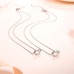 Lanqueen Best Friend Necklaces for 2 Forever Love Knot Infinity Friendship Necklace Jewelry Bridesmaid Birthday Gifts for 2 Teen Girls Women Best Friend Sisters-LCA023