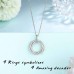 Lanqueen 30th 40th 50th 60th Birthday Gifts for Women, Silver Happy Birthday Jewelry Gift for Her Friend Daughter Sister Girlfriend Family-LCA026-40th