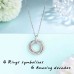 Lanqueen 30th 40th 50th 60th Birthday Gifts for Women, Silver Happy Birthday Jewelry Gift for Her Friend Daughter Sister Girlfriend Family-LCA026-60th