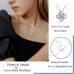 Lanqueen Gifts to My Girlfriend/Wife, Soulmate Necklace for Women, Silver Cubic Zirconia Love Knot Pendant Necklace for Wedding Anniversary Birthday Gifts-LCA028-Soulmate-A