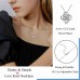 Lanqueen Gifts for Wife Birthday Gifts for Her Silver Cubic Zirconia Love Knot Pendant Necklace to My Wife Women Wedding Anniversary Birthday Gifts valentines day Gifts-LCA030-WF Necklace