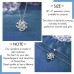 Lanqueen Gifts for Wife Birthday Gifts for Her Silver Cubic Zirconia Love Knot Pendant Necklace to My Wife Women Wedding Anniversary Birthday Gifts valentines day Gifts-LCA030-WF Necklace