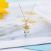 Lanqueen Teacher Necklaces, Best Teacher Appreciation Gifts for Women, Teacher Gifts from Student Sunflower Necklace Jewelry-LCA041-Sunflower teacher Neck