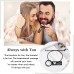 Lanqueen Drive Safe Keychain Boyfriend Gifts Christmas Valentines Fathers Day Jewelry Gifts for Boyfriend Men Husband---LCA042-DS keychain black