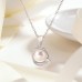 Lanqueen Bridesmaid Gifts Pearl & Knot Pendant Necklace from Bride, Bridesmaid Jewelry Wedding Gifts for Woman with Bridesmaid Cards for Wedding-LCA047