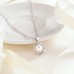 Lanqueen Bridesmaid Gifts Pearl & Knot Pendant Necklace from Bride, Bridesmaid Jewelry Wedding Gifts for Woman with Bridesmaid Cards for Wedding-LCA047