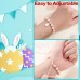 Lanqueen Easter Gifts, Easter Gifts for Girls, Bunny Charm Daughter Granddaughter Niece Sister Easter Bracelet Gifts for Girls Teens Teenager 8-12 10-12---LCA051-Rabbit Br