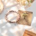 Lanqueen Teacher Gifts, Teacher Gifts for Women, Teacher Appreciation Gifts Kindergarten Preschool Teacher Thank you Present Jewlery Teacher Must Haves Bracelet for Teacher Pink---LCA053-pink