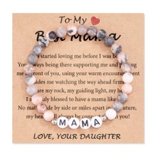 Gifts for Mom, Mom Gifts from Daughters Mom Bracelets for Women Mom Birthday Gifts New Mom Gifts for Women Present for Mom Christmas Mothers Day Valentines Day T026-Mama Bracelet