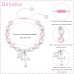 First Communion Gifts for Girls，1st Communion Gifts for Girls First Communion Bracelet for Girls Catholic 1st Holy Communion Gifts for Girls (cross)  T021-cross-communion