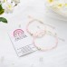 First Day of School Bracelets for Mom and Daughter Back to School Gifts Bracelet Mommy and Me Daughter Gift from Mom Mother Daughter Bracelets for 2 LQT023-preschool