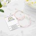 First Day of School Bracelets for Mom and Daughter First Day of First Grade Bracelet Back to School Bracelet Gift Mommy and Me Mom Mother Daughter Bracelets Mother Daughter Gift for 2  T023-heart-first day