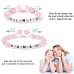 First Day of School Bracelet, First Day of School Bracelets for Mom and Daughter Back to School Mother daughter Bracelet Mommy and Me Bracelets for 2 Daughter Gift from Mom 	 T023-pearl-first day