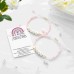 First Day of School Bracelets for Mom and Daughter Back to School Gifts Bracelet Mommy and Me Daughter Gift from Mom Mother Daughter Bracelets for 2 T023-letter-pre