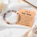 Lanqueen Gifts for Mom, Mom Gifts from Daughters Mom Bracelets for Women Mom Birthday Gifts New Mom Gifts for Women Present for Mom Christmas Mothers Day Valentines Day T026-Mom Bracelet