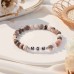 Lanqueen Gifts for Mom, Mom Gifts from Daughters Mom Bracelets for Women Mom Birthday Gifts New Mom Gifts for Women Present for Mom Christmas Mothers Day Valentines Day T026-Mom Bracelet