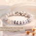 Bestie Gifts for Women Bestie Bracelet Best Friend Bracelets Gifts Friendship Gifts for Women (White) T025-Bestie A