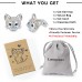 Lanqueen Cute Cat Stud Earrings for Girls Hypoallergenic Cat Cubic Zirconia Earrings for Women Teens Girls Cat Lovers-C