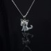 Lanqueen Kitty Cat Pendant Necklace Jewelry for Girls Cat Lover Gifts Daughter Loved Necklace 18+2.3 inch Chain-CXL,Color LQ-N-110692C