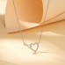 Lanqueen Grandma Necklace for Grandma Birthday Gifts Nana Grandmother Infinity Heart Necklace